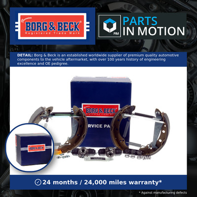 Brake Shoes Set fits VW GOLF Mk3 1.6 92 to 97 B&B VOLKSWAGEN Quality Guaranteed