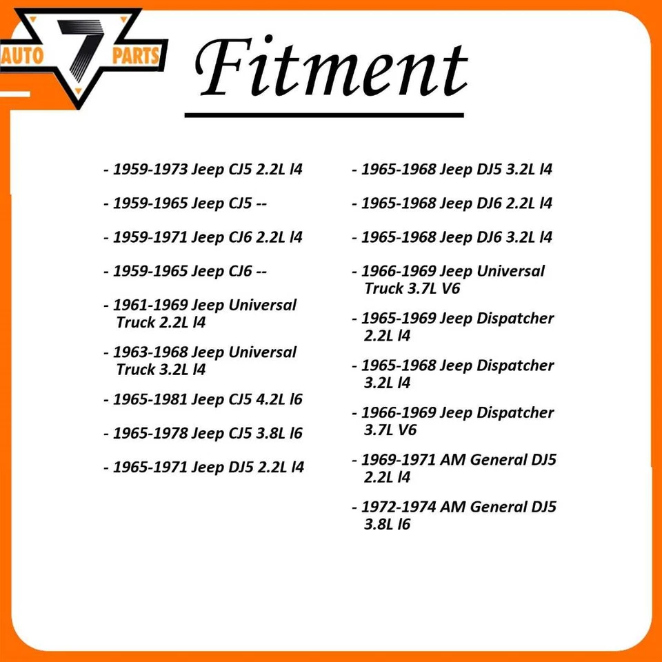 Amortiguadores traseros delanteros KYB OE para 1972 1973 1974 AM General DJ5 Foto 2 de 4