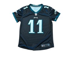 NFL Kids Size Small Black Philadelphia Eagles #11 Wentz Football Jersey