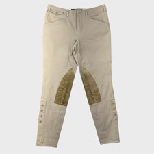 Women Ralph Lauren Sport 31" waist khaki colored equestrian riding pants