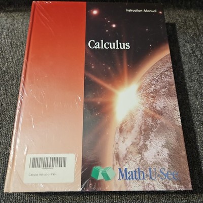 Math-U-See CALCULUS w/ Instruction Manual & Instructional DVDs