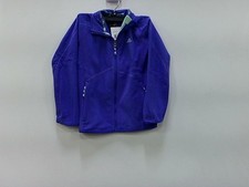 Adidas Youth Jacket Full Zip Fleece Purple Size XS 7-8 