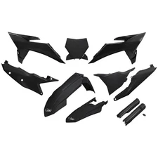 UFO Plastic Kit Set Full Complete Black KTM 125 250 300 350 450 SX SXF XCF 25-26
