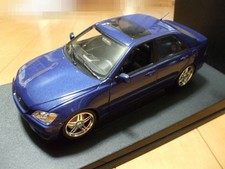 AUTOart 1/18 Toyota Altezza Lexus IS300 Blue Lowdown Custom Model Car