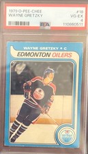 1979-80 O-Pee-Chee #18 Wayne Gretzky Rookie Card PSA 4. rookie card picture