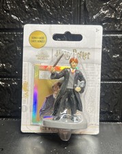 Harry Potter Ron Weasley 3” Figure Toy On Base With Bonus Card (New Sealed)