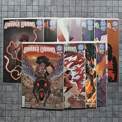 Absolute Wonder Woman #1-11 - (1 2 3 4 5 6 7 8 9 10 11) - Mix Printings Set  ~A2