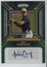2024 Panini Prizm Sensational Signatures Green Nick Gonzales #SS-NG Auto 19lw
