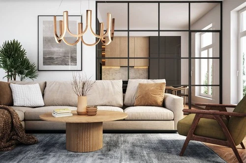 ET2 You 26 1/4" Wide Brushed Champagne LED Pendant Light - Picture 8 of 8