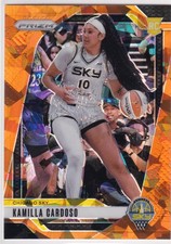 2024 Panini Prizm WNBA Orange Ice Prizms #93 Kamilla Cardoso - Chicago Sky RC