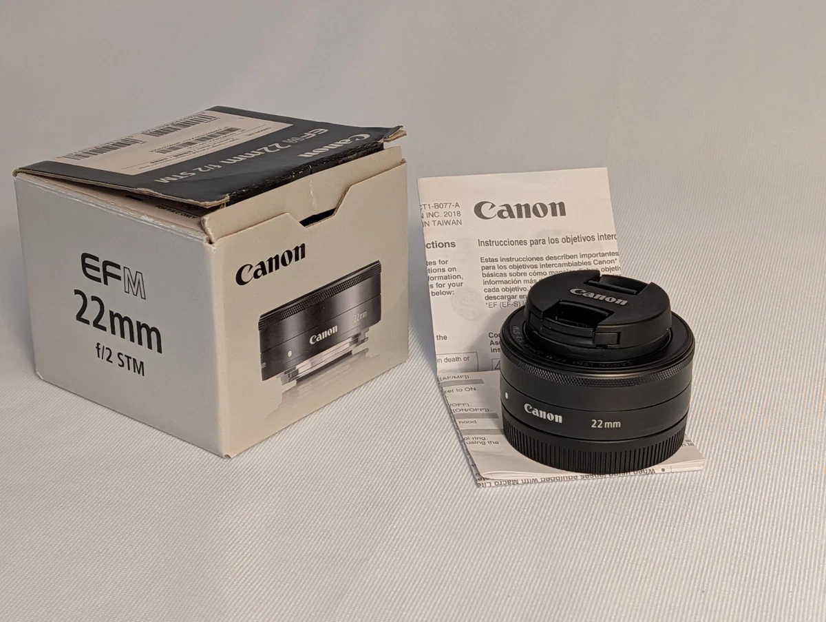 Preços baixos em Lentes de câmera Canon EF-M 22mm Focal | eBay