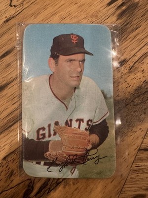 1971 Topps Super #2 Gaylord Perry Box Topper - Poor Condition