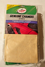 Pack Of 6 Turtle Wax Genuine Chamois Leather XL. Car Cleaning Cloth