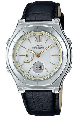 Casio Wave Ceptor LWA-M160L-1AJF Women's Radio-Controlled Solar Watch Black
