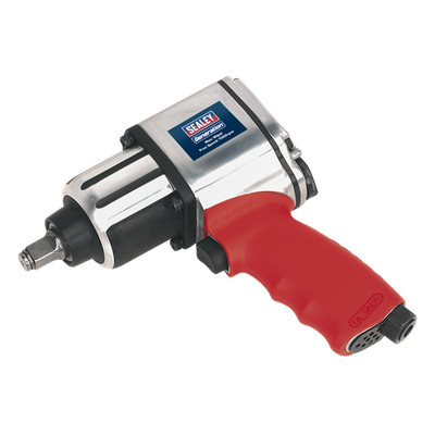Sealey 1/2'' Vierkant Druckluft Schlagschrauber - Doppelhammer 7000 U/min 90 PSI GSA02