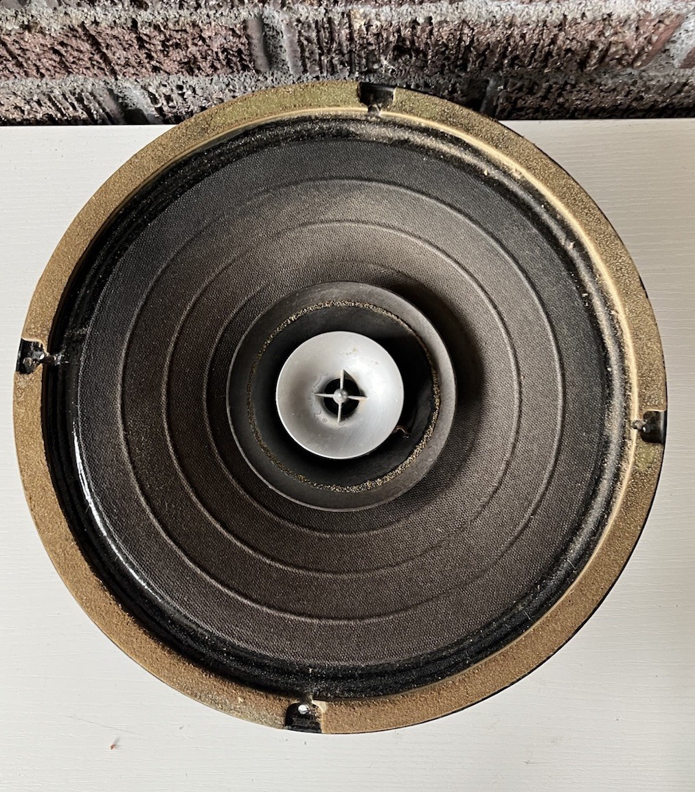 Vintage 1960s 12 inch CR-12TX CalRad Coaxial speaker 8 ohm Japan