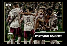Portland Timbers 2023 Topps MLS Icy Black Foil #114 Portland Timbers ESE