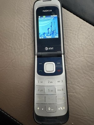 Nokia 2720 Fold Blue 1.8'' TFT Display 1.3MP Camera Art Flip Cell Phone 2009