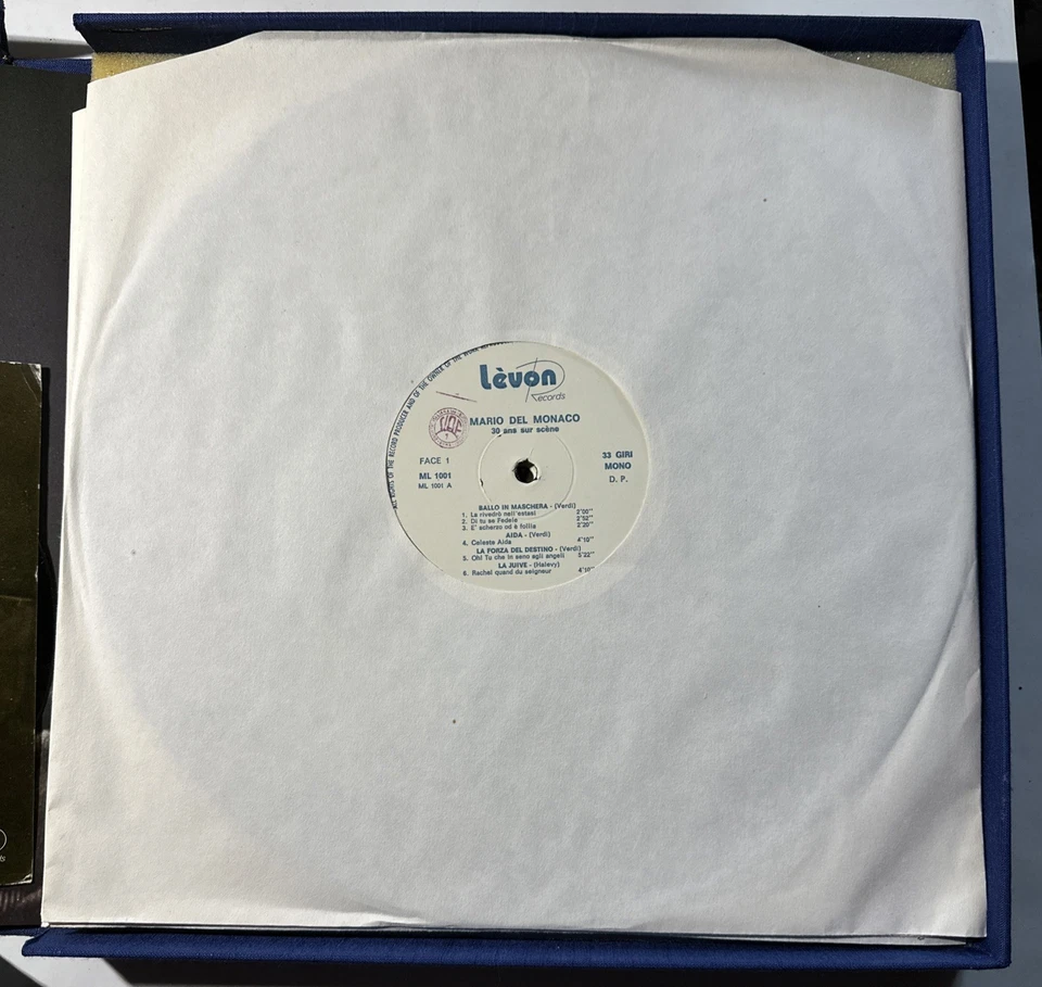 Mario Del Monaco : 30 And Sur Scene ( 30 years on stage ) Vinyl Box Set  - Image 3 of 4