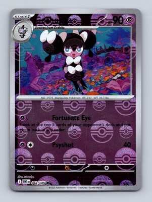 TCG Pokemon Karte Gothorita (Poke Ball Pattern) WHT 042/086 Eng White Flare