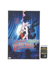Who Framed Roger Rabbit Creator Author Gary K. Wolf Signed Poster Print JSA 🐰