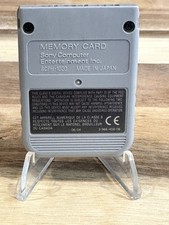 Sony SCPH-1020 Playstation Memory card -Gray Used Good Condition