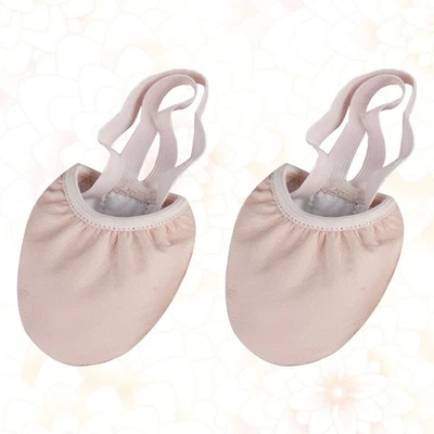 1 paire de chaussures de danse à bande élastique demi chaussures de danse - Photo 1/4