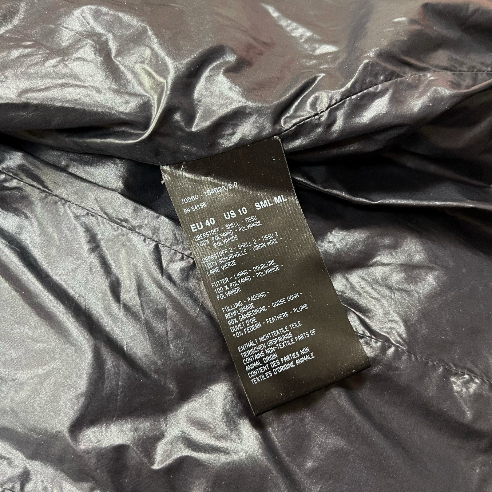 Bogner Lightweight Down Jacket With Wool Sleeves … - image 11