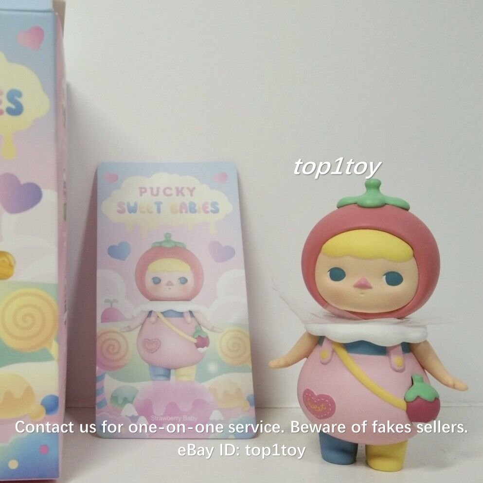 POP MART x PUCKY Sweet Babies Strawberry Baby Mini Figure | eBay