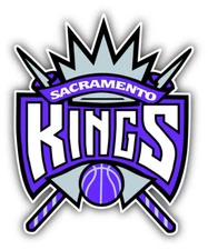 Sacramento Kings  NBA Basketball Sport Logo Car Bumper Sticker Decal "SIZES''