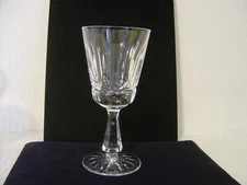 VINTAGE WATERFORD IRISH CUT CRYSTAL ROSSLARE WINE GLASS SIGNED 6" HIGH