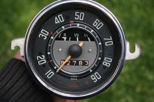 68 1968 VDO VW Bug Beetle Vintage 90 MPH Speedometer - 113957023B - Dated 2.68 - Picture 5 of 13