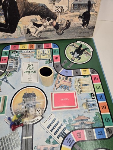 GO for BROKE BOARD GAME Spend a Million Game 1985 Made in USA - Picture 8 of 24