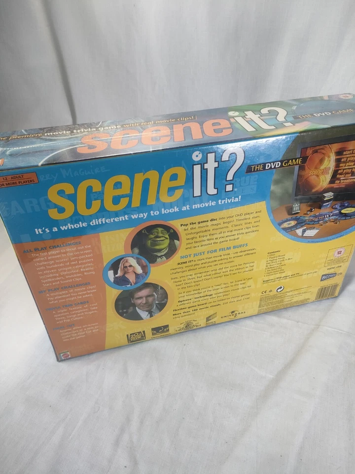 SCENE IT! The DVD Game Of MOVIE TRIVIA!  New  & SEALED  VINTAGE - Image 3 of 3