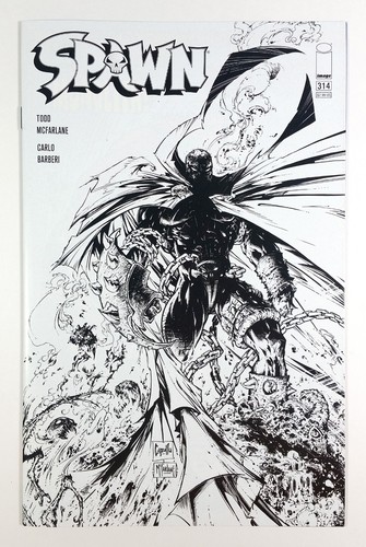 Spawn #314E variante schizzo (1992-) fumetti immagine - Foto 1 di 2