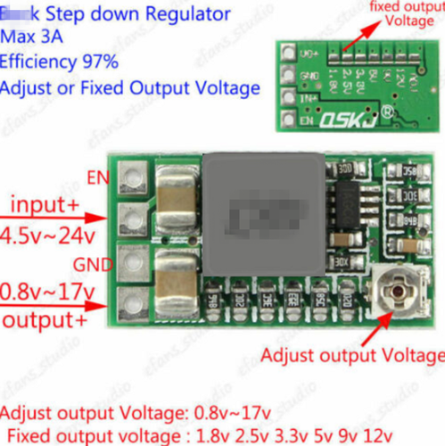 Mini DC-DC 12-24V To 5V 3A Step Down Power Supply Module Voltage Buck Converter - Picture 2 of 9