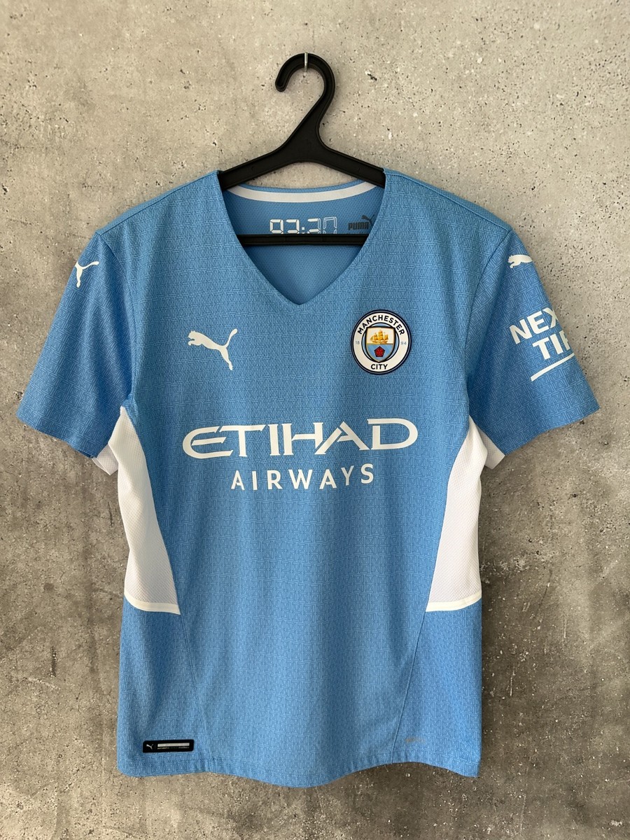 MANCHESTER CITY 2021 2022 PLAYER ISSUE HOME FOOTBALL SHIRT #7