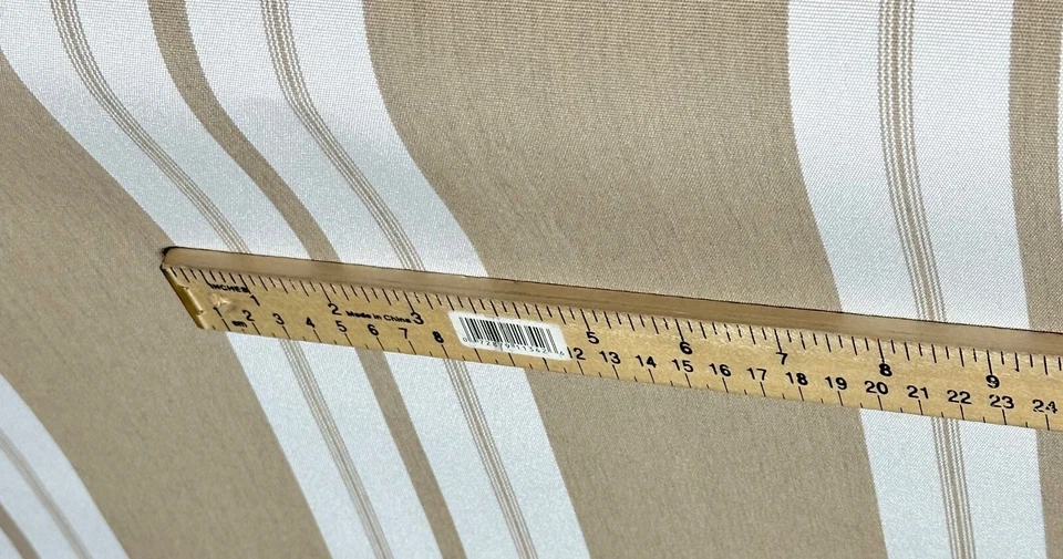 SOMBRILLA SOMBRA EXTERIOR IMPERMEABLE TELA BEIGE JASPEADO CLÁSICO 4954 47" POR YARDA Foto 3 de 4