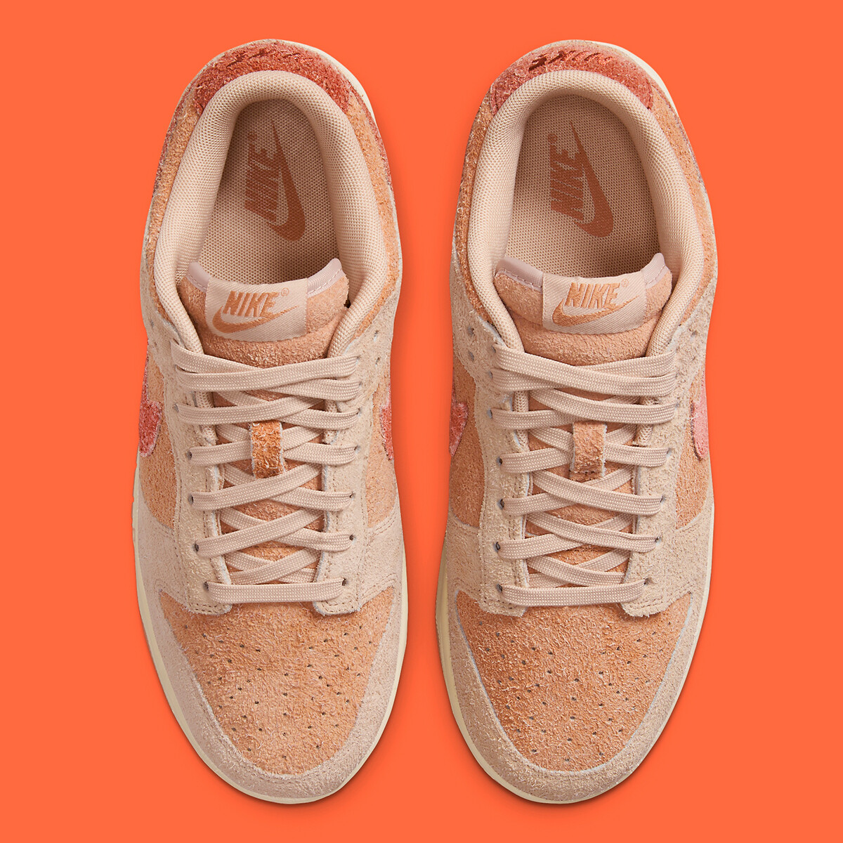 Nike Dunk Low Shimmer Amber Brown Burnt Sunrise Pink Skunk HF5075-287 Mens 12.5 Nike Dunk Low Burnt Sunrise Wheat Amber HF5075-287 Men main image 4