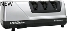 Chef'sChoice 15XV EdgeSelect Professional Electric Knife Sharpener,3-Stage,Gray.