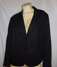 Talbot's Two Button /Pocket Black Blaze Plus Size 22WP $189.00
