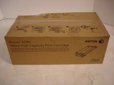 SEALED GENUINE XEROX 106R01394 Yellow High Capacity Toner Cartridge Phaser 6280