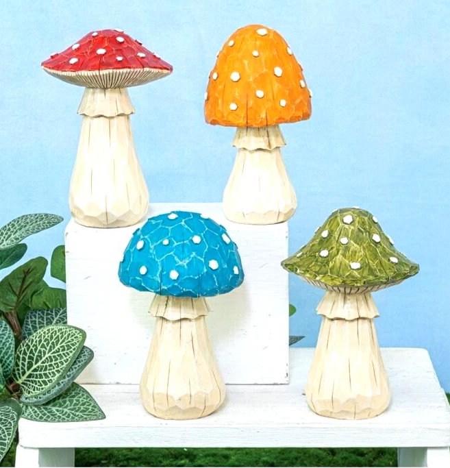 Sporey Mushrooms yard or garden ornaments set - Image 1 of 1