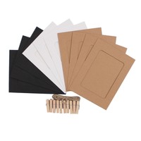 Square Knott Diy Hanging Paper Photo Frame Wall Deco With Mini Clothespins Woode Square Knott Diy Hanging Paper Photo Frame Wall Deco With Mini Clothespins Woode