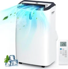 12000 BTU Portable Air Conditioners with Remote Control for Cooling 550 Sq. Ft