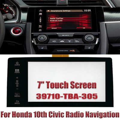 7'' Touch Screen 39710-TBA-305 Fits 2016-2019 Honda 10th Civic Radio Navigation