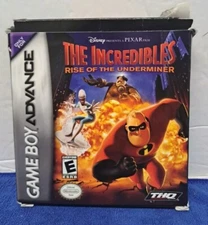 The Incredibles: Rise of the Underminer GBA No Manual Box Tear