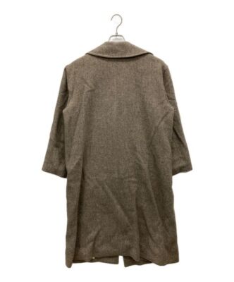 L Nofl Wool Herringbone Chester Coat | eBay