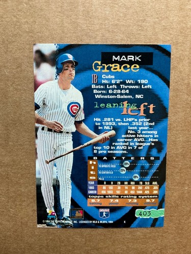 1994 Stadium Club RARE MEMBERS ONLY Factory Set Pick From 200 Players $1 - $5 Ea - Picture 225 of 503