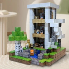 Magnetic Blocks Build Mine Magnet World Set – STEM Construction Fun Toy for Kids